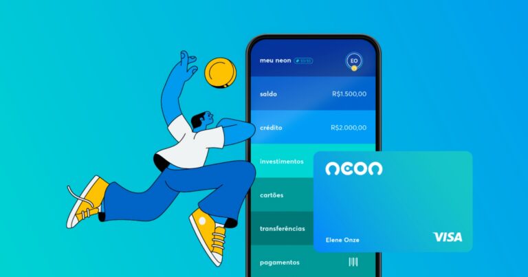 Cartão de crédito Neon – tudo sobre o azulzinho concorrente do Nubank!