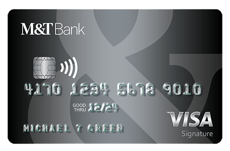 Discover the freedom: M&T Visa® Signature credit card features!