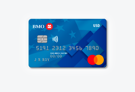 Experience the freedom of shopping in U.S. Dollars with BMO U.S. Dollar Mastercard!