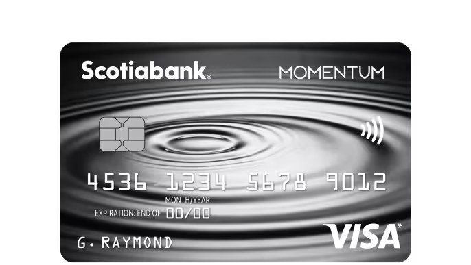 Scotia Momentum Visa Card: Your everyday cashback companion
