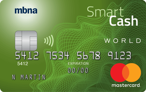 The MBNA Smart Cash World Mastercard: A credit card that works for you